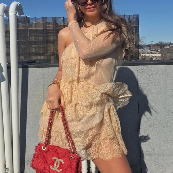 House of Harlow 1960 x Revolve Lace One Shoulder Mini Dress - Picture 4 of 9